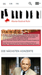 Mobile Screenshot of klavierfestival.de