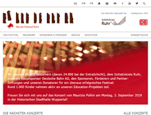 Tablet Screenshot of klavierfestival.de